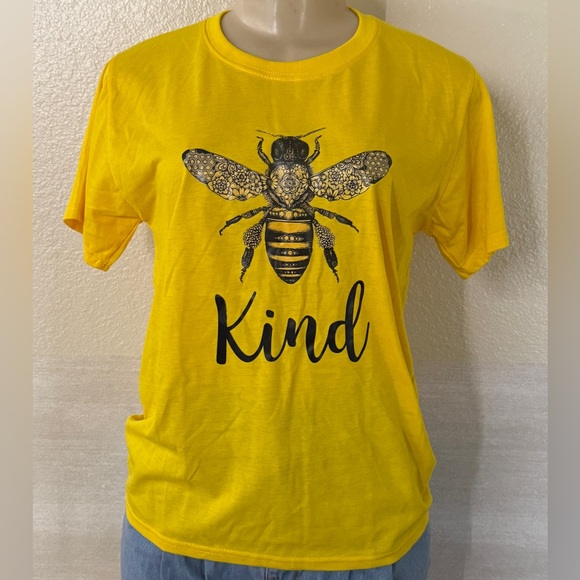 Bee Kind Yellow Women's T-Shirt - Picture 2 of 2